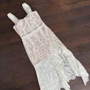 Bronx and Banco- Tiffany Blanc Dress in White